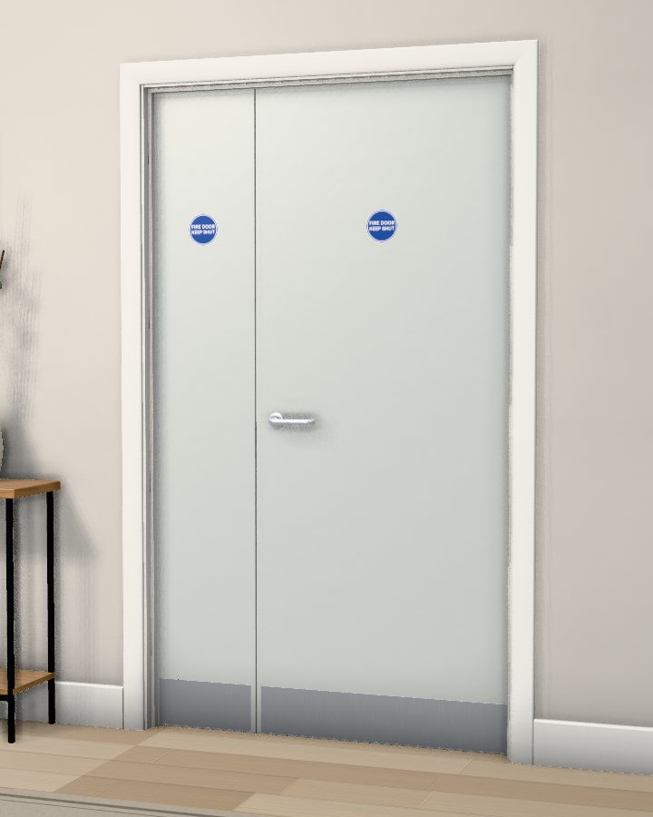 Meridian Leaf and a Half FD30 Doorset
