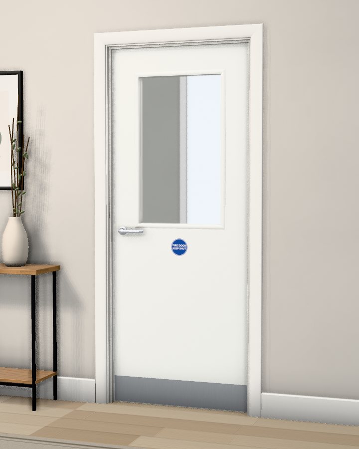 Waltham Half Glazed FD60 Fire Doorset